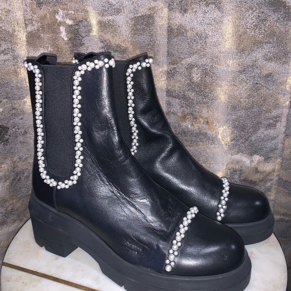 Stuart Weitzman Norah Demipearl Size 9